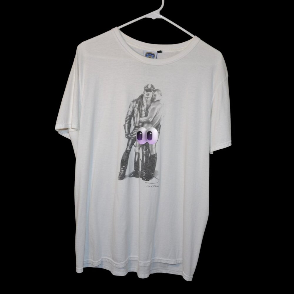 Tom Of Finland Novelty Gay Art Collector 🔥Spicy🔥 Graphic Tee T-shirt